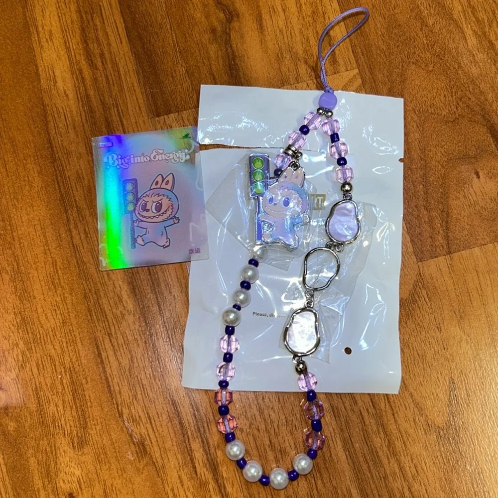 Brand New in Box THE MONSTERS Big Into Energy Phone Charm ‘LUCK